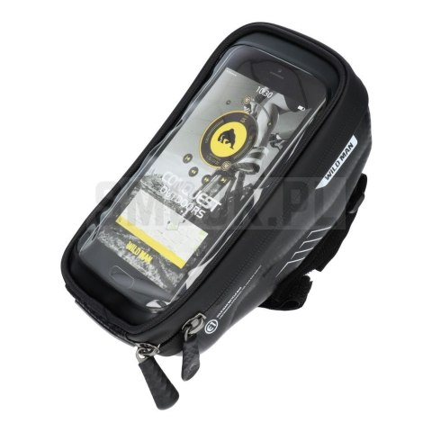 WILDMAN sakwa rowerowa na kierownice, na zamek E1 1L (4" - 7") czarna WILDMAN sakwa rowerowa na kierownice, na zamek E1 1L (4" - 7") czarna