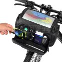 WILDMAN sakwa rowerowa na kierownicę na zamek GS6 4L (4" - 7") czarna