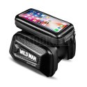 WILDMAN sakwa rowerowa na ramę na zamek E6S 1,2L (4" - 7") czarna