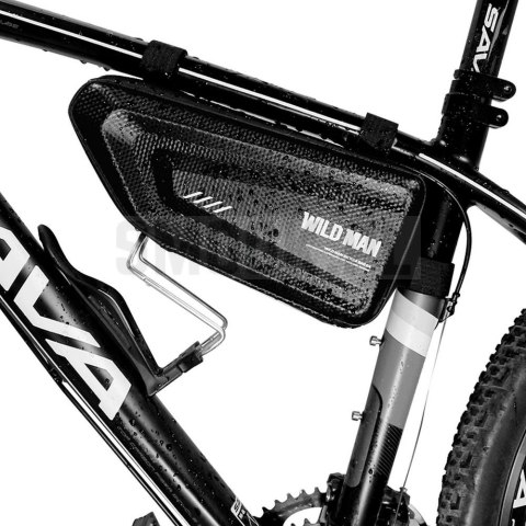 WILDMAN sakwa rowerowa pod ramę na zamek E4 1,5L (4" - 7") czarna