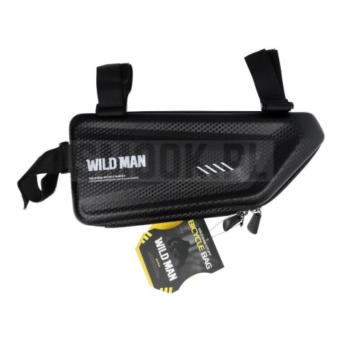 WILDMAN sakwa rowerowa pod ramę na zamek E4 1,5L (4" - 7") czarna WILDMAN sakwa rowerowa pod ramę na zamek E4 1,5L (4" - 7") czarna