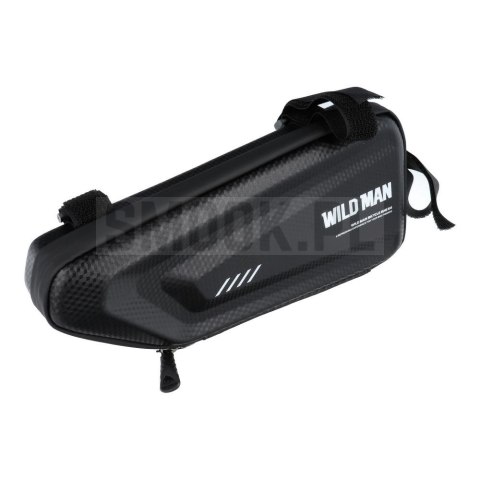 WILDMAN sakwa rowerowa pod ramę na zamek E4 1,5L (4" - 7") czarna WILDMAN sakwa rowerowa pod ramę na zamek E4 1,5L (4" - 7") czarna