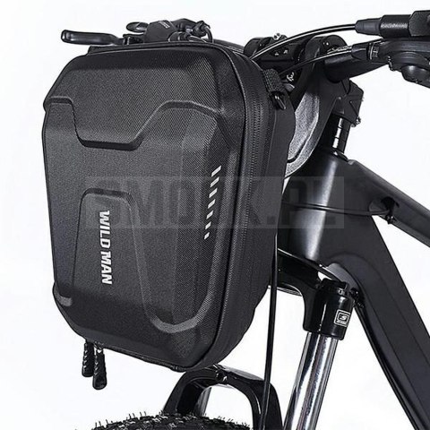 WILDMAN sakwa rowerowa na kierownicę na zamek E8 3L czarna WILDMAN sakwa rowerowa na kierownicę na zamek E8 3L czarna