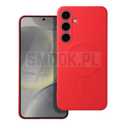 Futerał SILICONE MAG COVER kompatybilny z MagSafe do SAMSUNG S24 Plus czerwony Futerał SILICONE MAG COVER kompatybilny z MagSafe do SAMSUNG S24 Plus czerwony