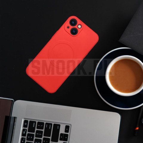 Futerał SILICONE MAG COVER kompatybilny z MagSafe do SAMSUNG S24 Plus czerwony Futerał SILICONE MAG COVER kompatybilny z MagSafe do SAMSUNG S24 Plus czerwony