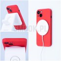 Futerał SILICONE MAG COVER kompatybilny z MagSafe do SAMSUNG S24 Plus czerwony