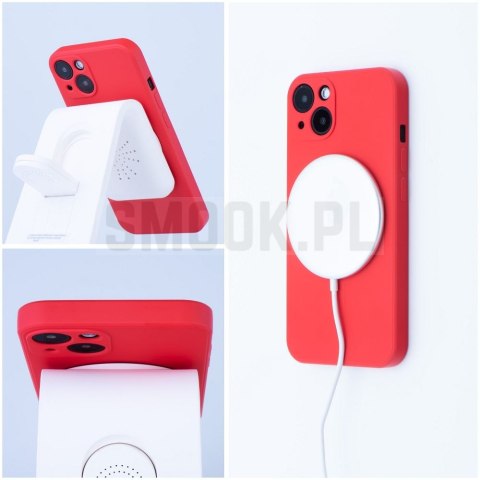Futerał SILICONE MAG COVER kompatybilny z MagSafe do SAMSUNG S24 Plus czerwony Futerał SILICONE MAG COVER kompatybilny z MagSafe do SAMSUNG S24 Plus czerwony
