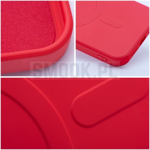 Futerał SILICONE MAG COVER kompatybilny z MagSafe do SAMSUNG S24 Plus czerwony Futerał SILICONE MAG COVER kompatybilny z MagSafe do SAMSUNG S24 Plus czerwony