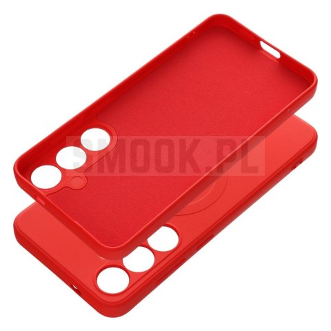 Futerał SILICONE MAG COVER kompatybilny z MagSafe do SAMSUNG S24 Plus czerwony Futerał SILICONE MAG COVER kompatybilny z MagSafe do SAMSUNG S24 Plus czerwony
