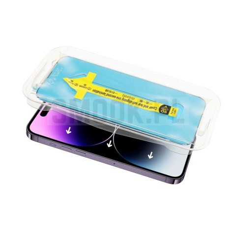 5D Full Glue Tempered Glass - do iPhone 13 Pro Max / 14 Plus czarny + aplikator 5D Full Glue Tempered Glass - do iPhone 13 Pro Max / 14 Plus czarny + aplikator