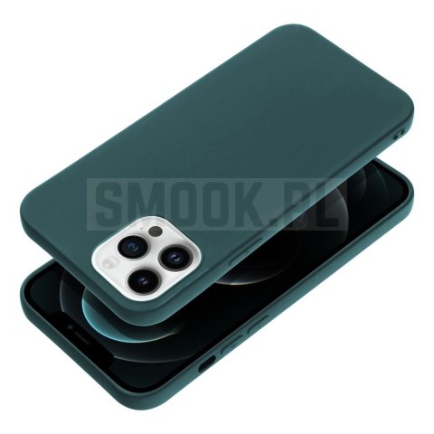 Futerał MATT do IPHONE 12 Pro Max ciemnozielony Futerał MATT do IPHONE 12 Pro Max ciemnozielony