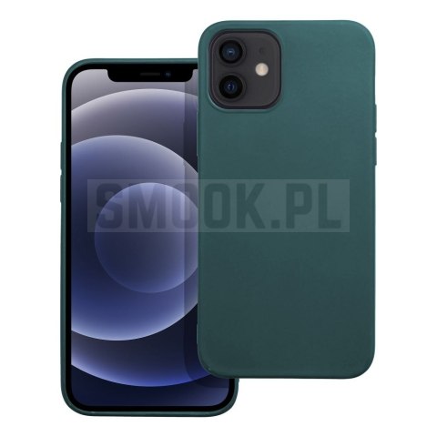 Futerał MATT do IPHONE 12 ciemnozielony Futerał MATT do IPHONE 12 ciemnozielony