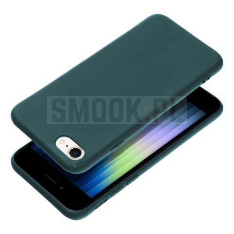 Futerał MATT do IPHONE 7 / 8 / SE 2020 / SE 2022 ciemnozielony Futerał MATT do IPHONE 7 / 8 / SE 2020 / SE 2022 ciemnozielony