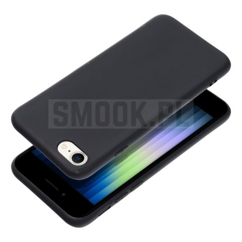 Futerał MATT do IPHONE 7 / 8 / SE 2020 / SE 2022 czarny Futerał MATT do IPHONE 7 / 8 / SE 2020 / SE 2022 czarny