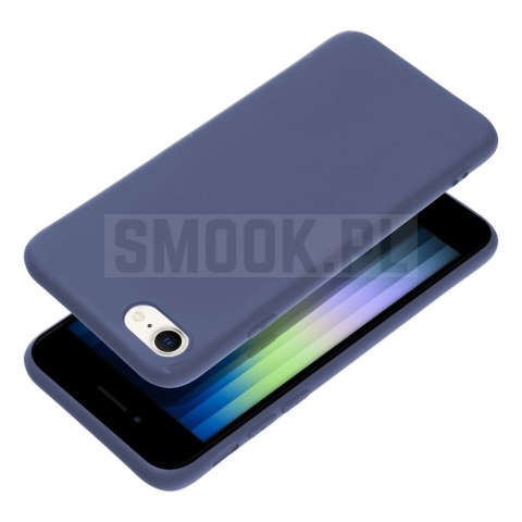 Futerał MATT do IPHONE 7 / 8 / SE 2020 / SE 2022 niebieski Futerał MATT do IPHONE 7 / 8 / SE 2020 / SE 2022 niebieski