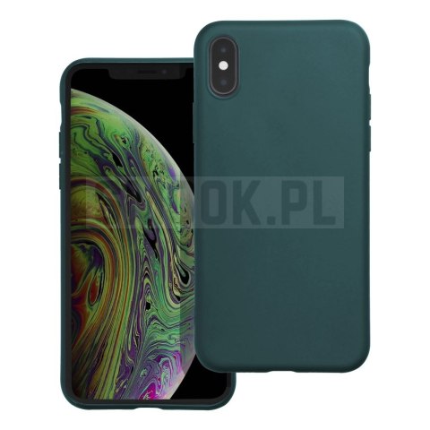 Futerał MATT do IPHONE X / XS ciemnozielony Futerał MATT do IPHONE X / XS ciemnozielony