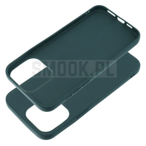 Futerał MATT do IPHONE 15 Pro Max ciemnozielony Futerał MATT do IPHONE 15 Pro Max ciemnozielony