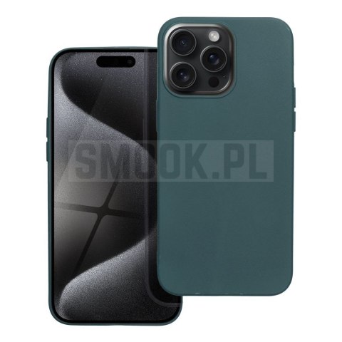 Futerał MATT do IPHONE 15 Pro ciemnozielony Futerał MATT do IPHONE 15 Pro ciemnozielony