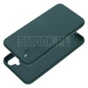 Futerał MATT do SAMSUNG A34 5G ciemnozielony