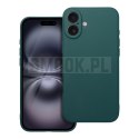 Futerał MATT do IPHONE 16 Plus ciemnozielony