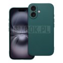 Futerał MATT do IPHONE 16 ciemnozielony