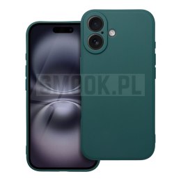 Futerał MATT do IPHONE 16 ciemnozielony