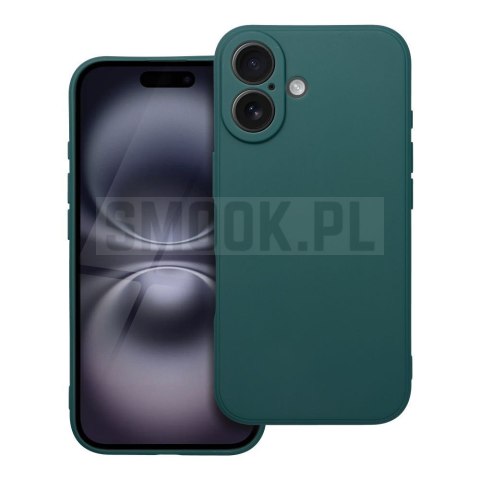 Futerał MATT do IPHONE 16 ciemnozielony Futerał MATT do IPHONE 16 ciemnozielony