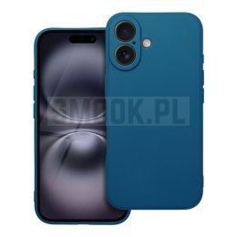 Futerał MATT do IPHONE 16 niebieski