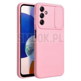 Futerał SLIDE do SAMSUNG A14 5G / A14 4G jasnoróżowy
