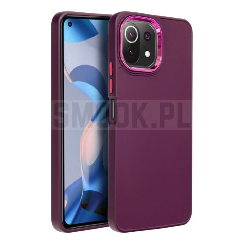 Futerał FRAME do XIAOMI Mi 11 Lite 5G / Mi 11 Lite LTE ( 4G ) / Mi 11 Lite NE fioletowy Futerał FRAME do XIAOMI Mi 11 Lite 5G / Mi 11 Lite LTE ( 4G ) / Mi 11 Lite NE fioletowy