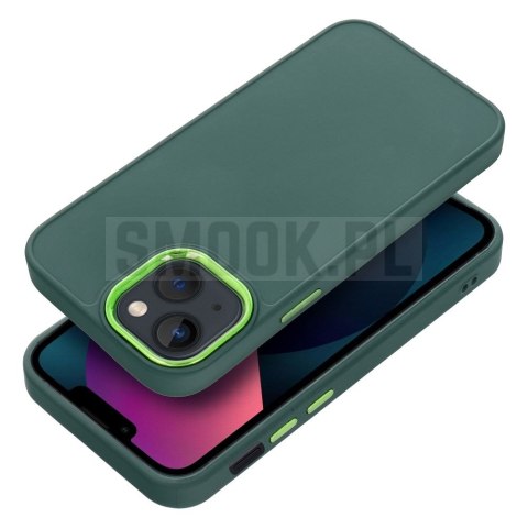 Futerał FRAME do IPHONE 13 Mini zielony Futerał FRAME do IPHONE 13 Mini zielony