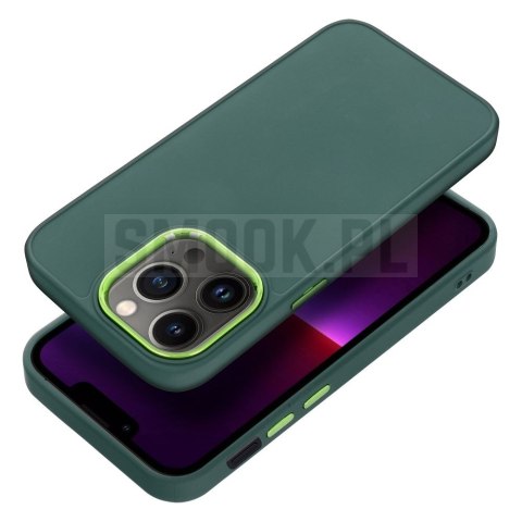 Futerał FRAME do IPHONE 13 Pro zielony Futerał FRAME do IPHONE 13 Pro zielony