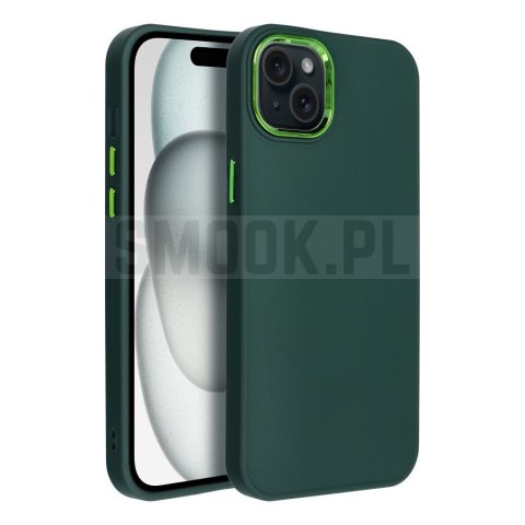 Futerał FRAME do IPHONE 15 Plus zielony Futerał FRAME do IPHONE 15 Plus zielony