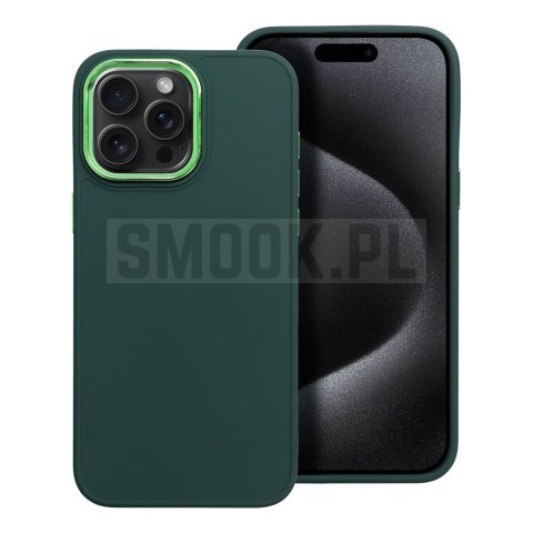 Futerał FRAME do IPHONE 15 Pro Max zielony Futerał FRAME do IPHONE 15 Pro Max zielony