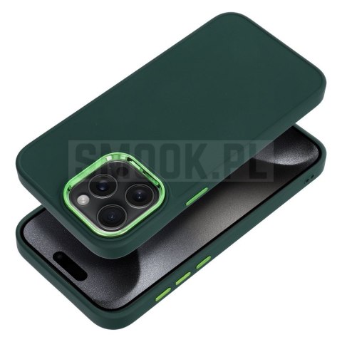 Futerał FRAME do IPHONE 15 Pro Max zielony Futerał FRAME do IPHONE 15 Pro Max zielony