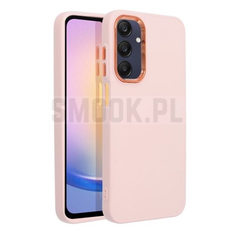 Futerał FRAME do SAMSUNG A25 5G pudrowy róż Futerał FRAME do SAMSUNG A25 5G pudrowy róż
