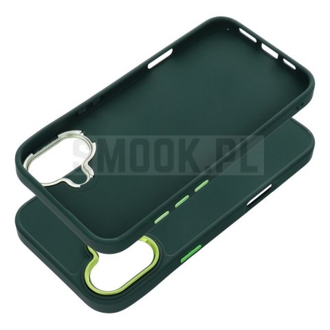 Futerał FRAME do IPHONE 16 Plus zielony Futerał FRAME do IPHONE 16 Plus zielony