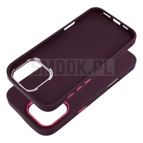 Futerał FRAME do IPHONE 16 Pro Max fioletowy Futerał FRAME do IPHONE 16 Pro Max fioletowy