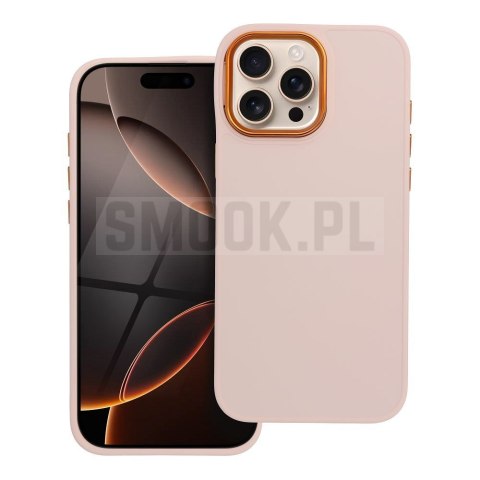 Futerał FRAME do IPHONE 16 Pro Max pudrowy róż Futerał FRAME do IPHONE 16 Pro Max pudrowy róż