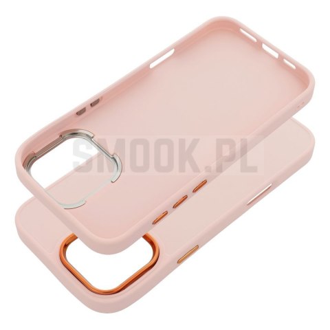 Futerał FRAME do IPHONE 16 Pro Max pudrowy róż Futerał FRAME do IPHONE 16 Pro Max pudrowy róż