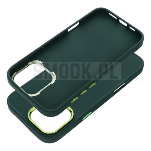 Futerał FRAME do IPHONE 16 Pro Max zielony Futerał FRAME do IPHONE 16 Pro Max zielony