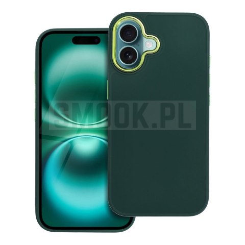 Futerał FRAME do IPHONE 16 zielony Futerał FRAME do IPHONE 16 zielony