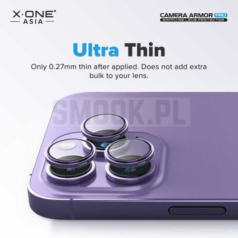 Szkło szafirowe X-ONE na obiektyw aparatu Camera Armor - do Samsung Galaxy S24 Szkło szafirowe X-ONE na obiektyw aparatu Camera Armor - do Samsung Galaxy S24