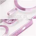 Futerał ELECTRO MAG COVER  MagSafe do IPHONE 12 Pro Max złoty róż