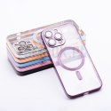 Futerał ELECTRO MAG COVER MagSafe do IPHONE 13 Pro Max fioletowy