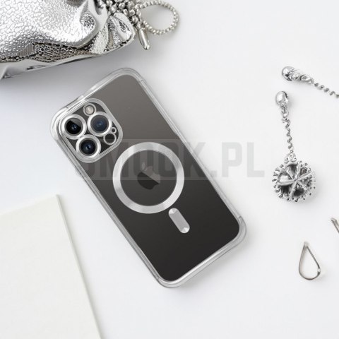 Futerał ELECTRO MAG COVER MagSafe do IPHONE 14 Pro srebrny Futerał ELECTRO MAG COVER MagSafe do IPHONE 14 Pro srebrny