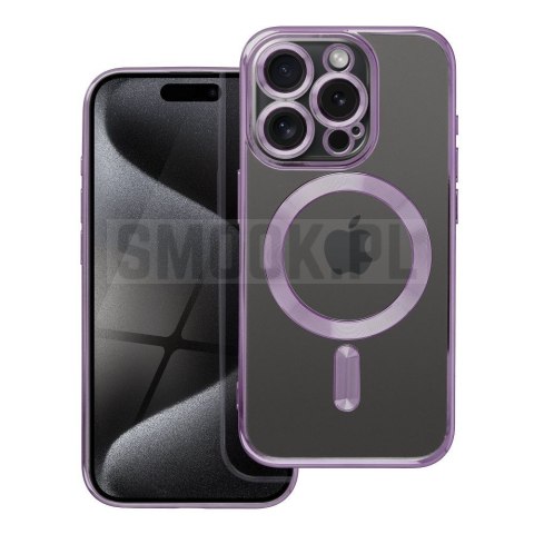 Futerał ELECTRO MAG COVER MagSafe do IPHONE 15 Pro fioletowy