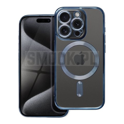 Futerał ELECTRO MAG COVER MagSafe do IPHONE 15 Pro tytanowy niebieski