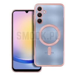 Futerał Electro Mag Cover MagSafe do SAMSUNG A25 złoty róż