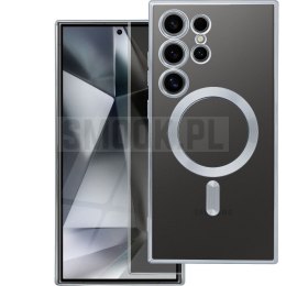 Futerał Electro Mag Cover MagSafe do SAMSUNG S24 Ultra srebrny